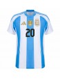 Argentina Alexis Mac Allister #20 Domácí Dres Copa America 2024 Krátký Rukáv